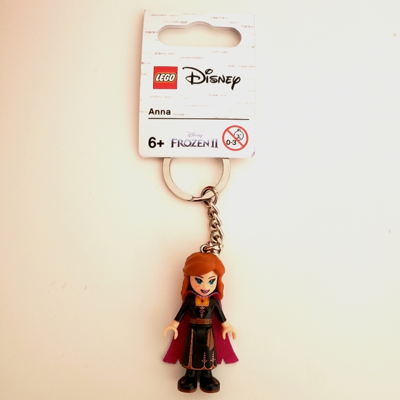 ❤HP❤ Frozen 2 | Anna | LEGO | Disney | keychain - Picture 1 of 2